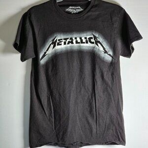 Officially Licensed Metallica SS 2-Sided Tour Shirt Black/White Size SMALL